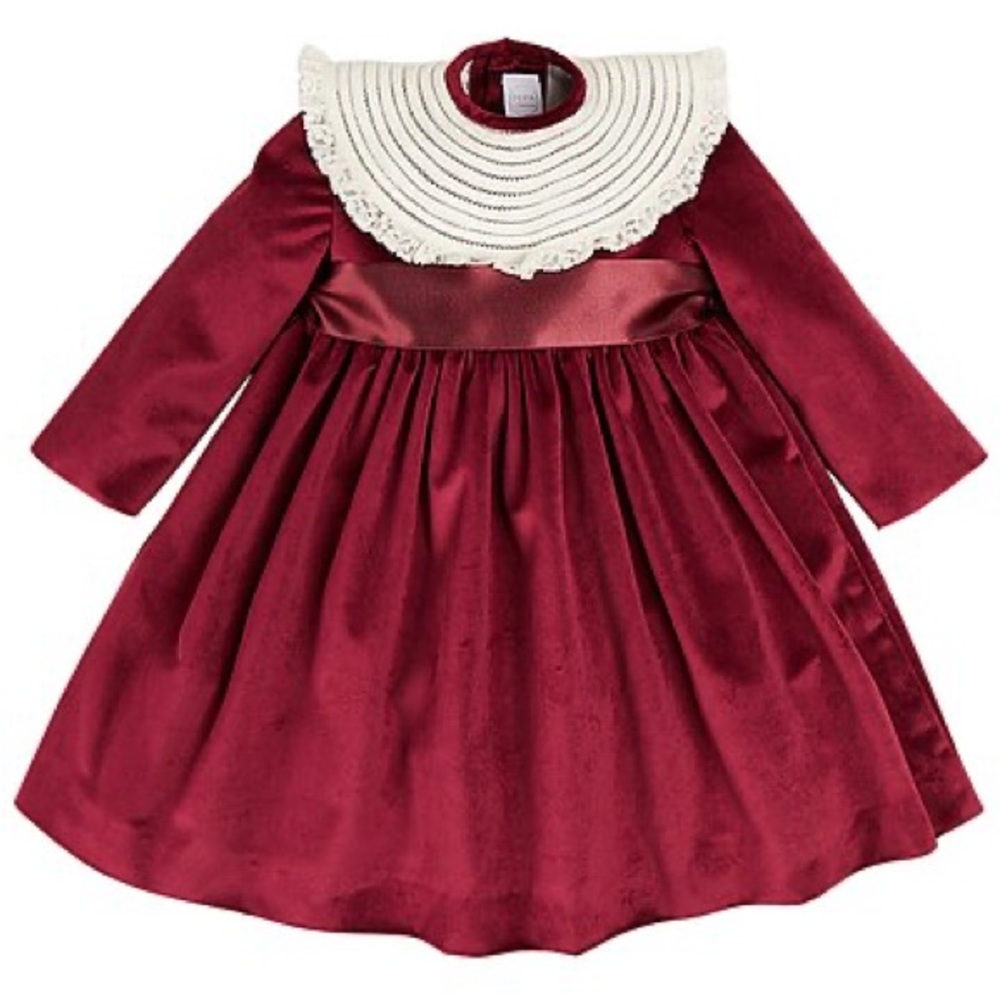 Elegant Burgundy Kids Formal Dress